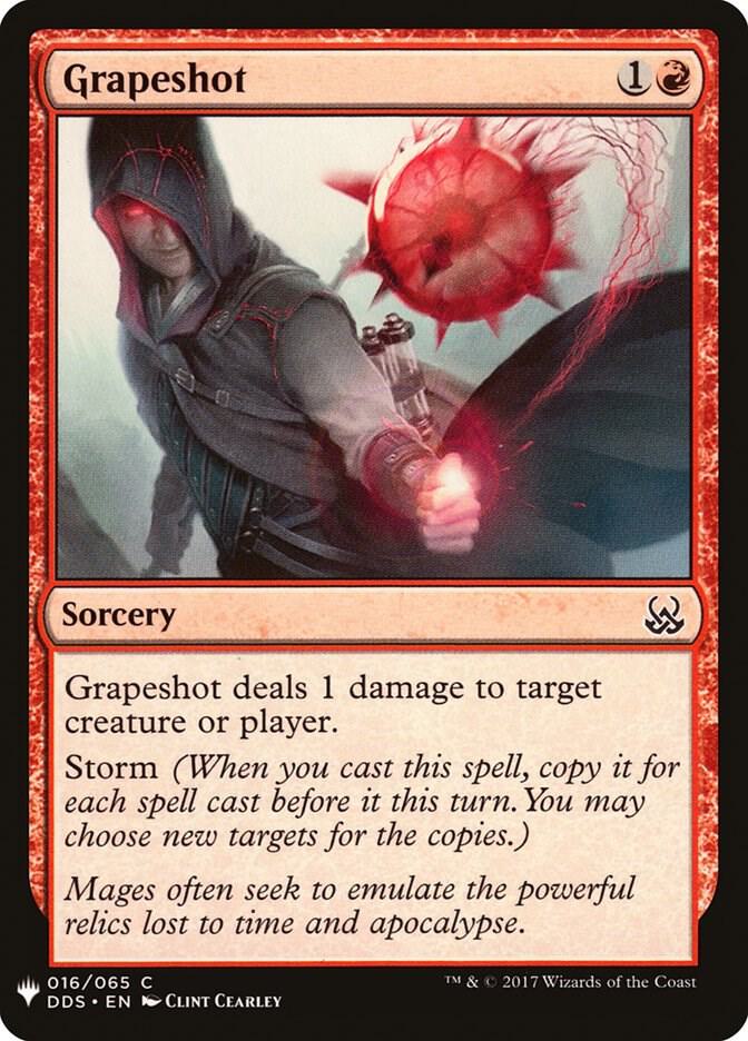 Grapeshot 16 card from The List Reprints