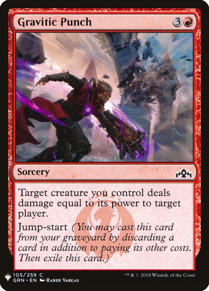 Gravitic Punch 105 card from The List Reprints