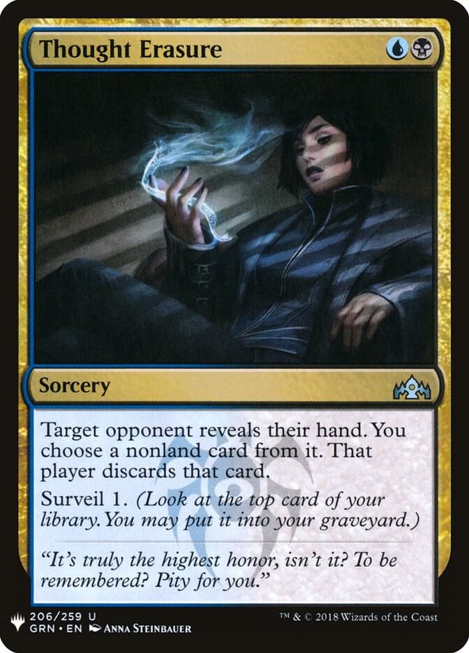 Thought Erasure 206 card from The List Reprints