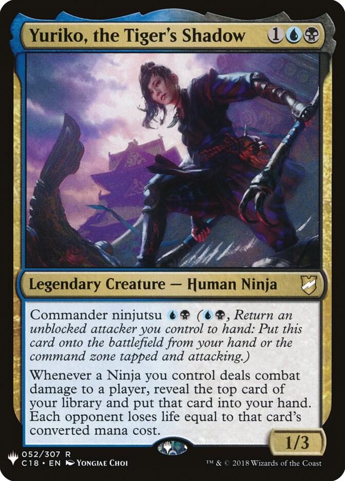 Yuriko, the Tiger's Shadow 052/307 card from The List Reprints