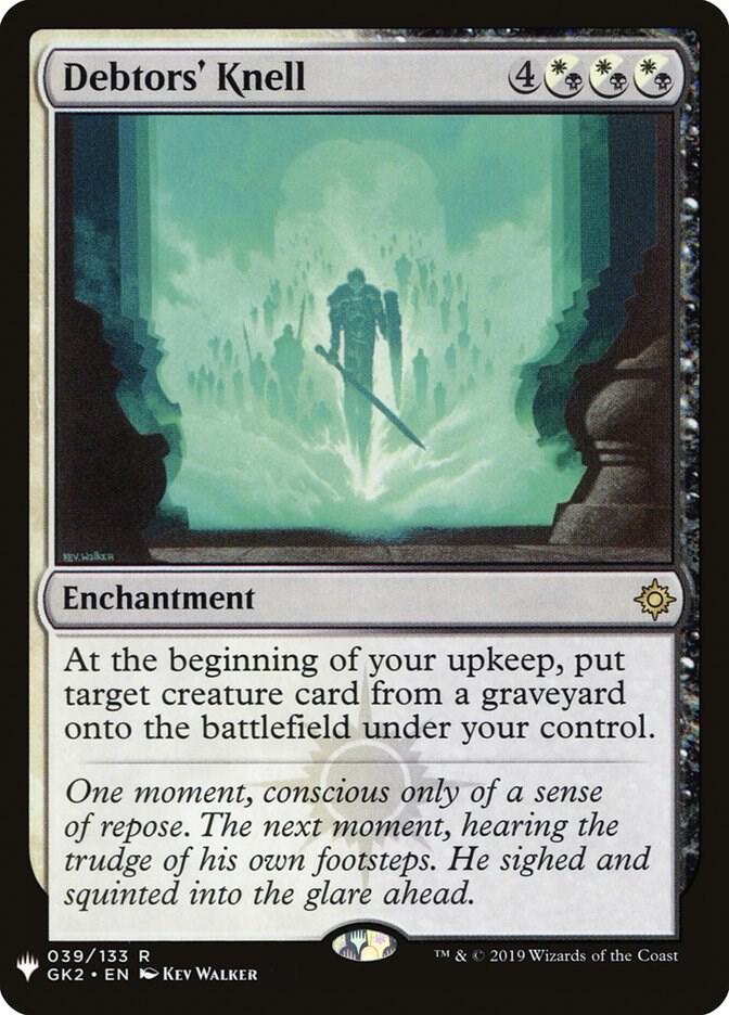 Debtors' Knell 039/133 card from The List Reprints