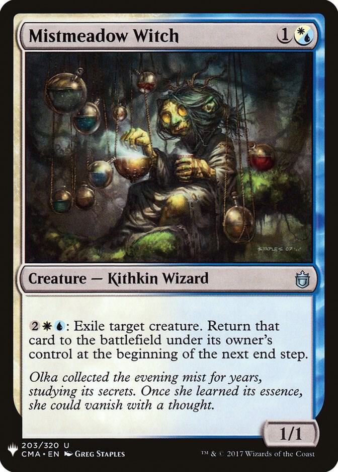 Mistmeadow Witch (CMA) 203 card from The List Reprints