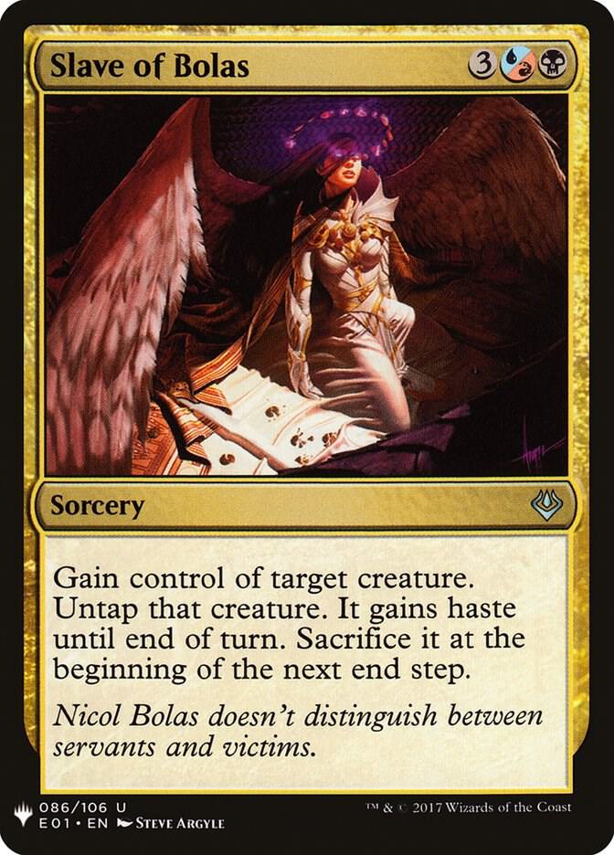 Slave of Bolas 86 card from The List Reprints