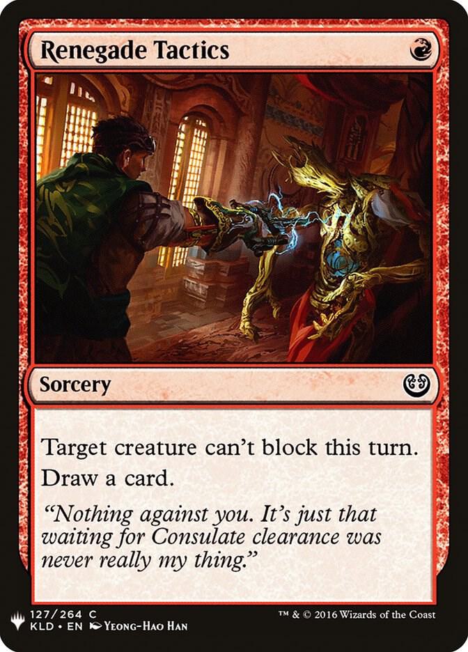 Renegade Tactics (KLD) 127 card from The List Reprints