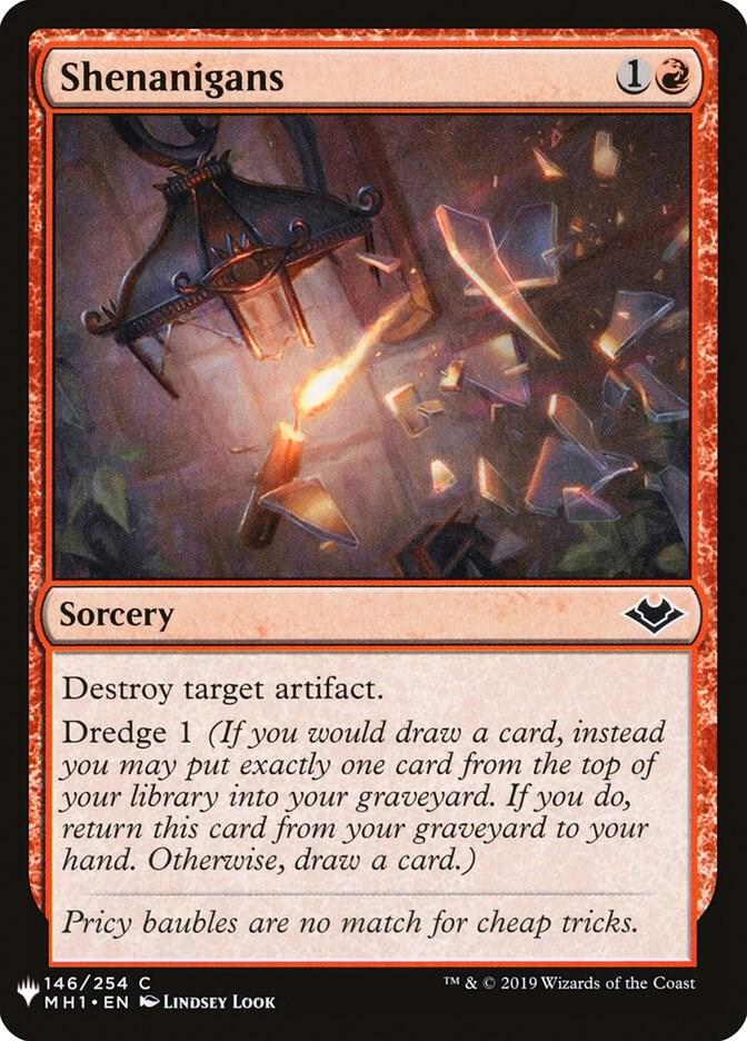 Shenanigans 146 card from The List Reprints