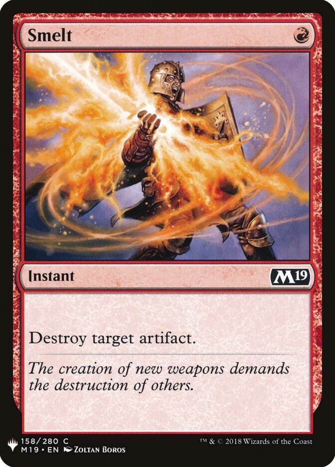 Smelt 158 card from The List Reprints