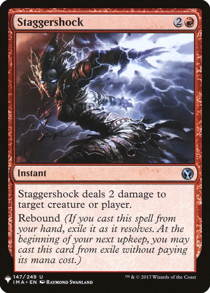 Staggershock 147 card from The List Reprints