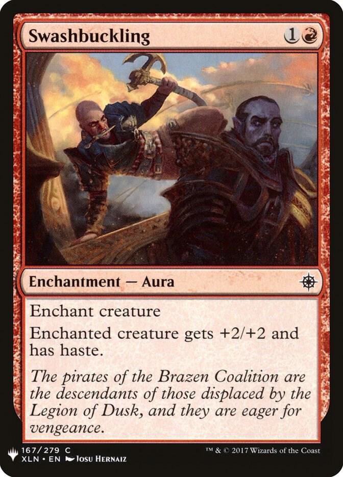 Swashbuckling 167 card from The List Reprints