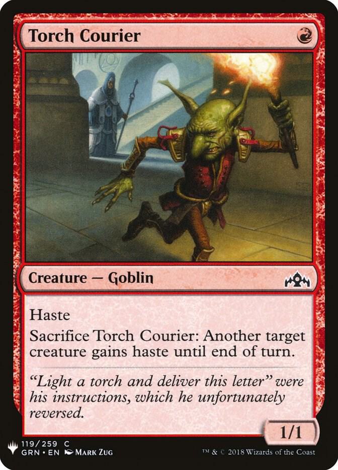 Torch Courier 119 card from The List Reprints