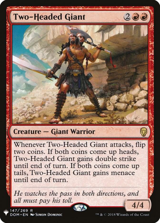 Two-Headed Giant 147 card from The List Reprints