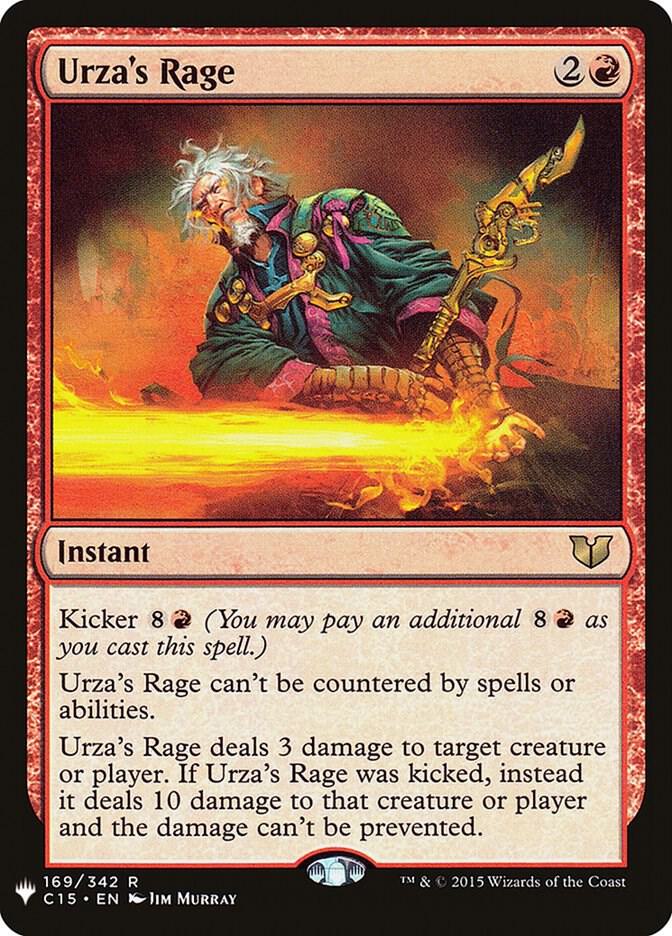 Urza's Rage 169/342 card from The List Reprints