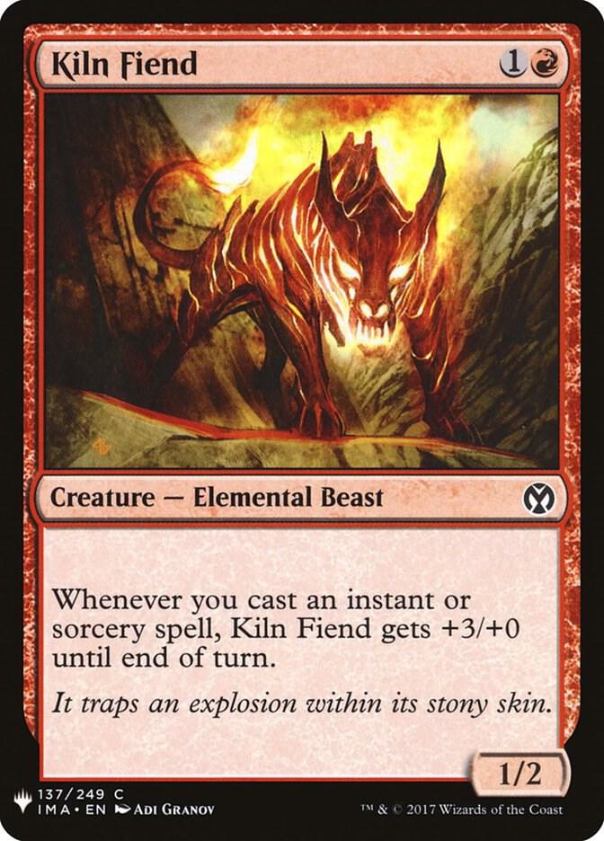 Kiln Fiend 137 card from The List Reprints