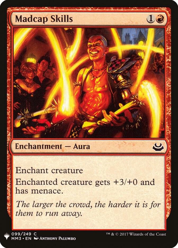 Madcap Skills 99 card from The List Reprints