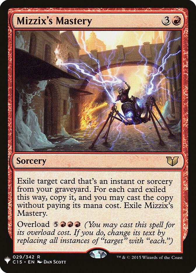 Mizzix's Mastery 29 card from The List Reprints