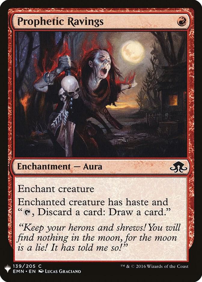 Prophetic Ravings 139 card from The List Reprints
