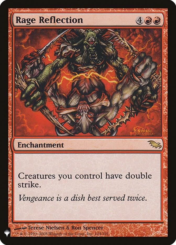 Rage Reflection 104 card from The List Reprints