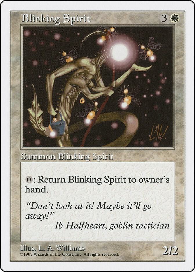 Blinking Spirit card from Fifth Edition
