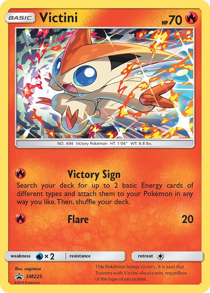 Victini SM225 card from SM Promos