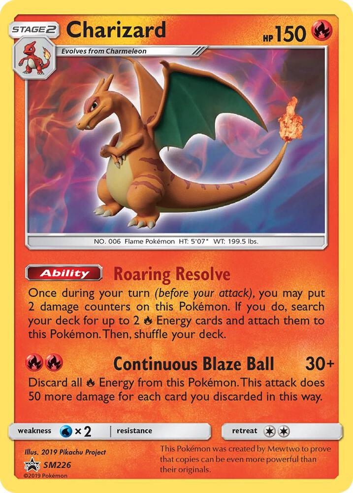 Charizard SM226 card from SM Promos