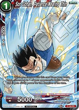 Son Gohan, Patience Wearing Thin P-165 card from Promotion Cards