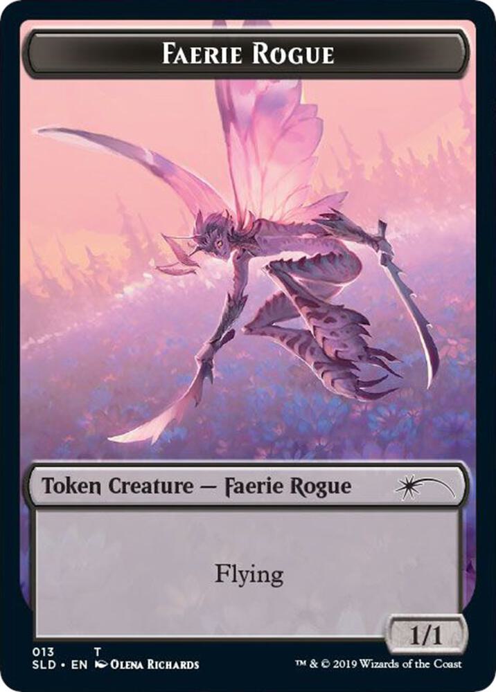 Faerie Rogue Token 13 card from Secret Lair Drop Series