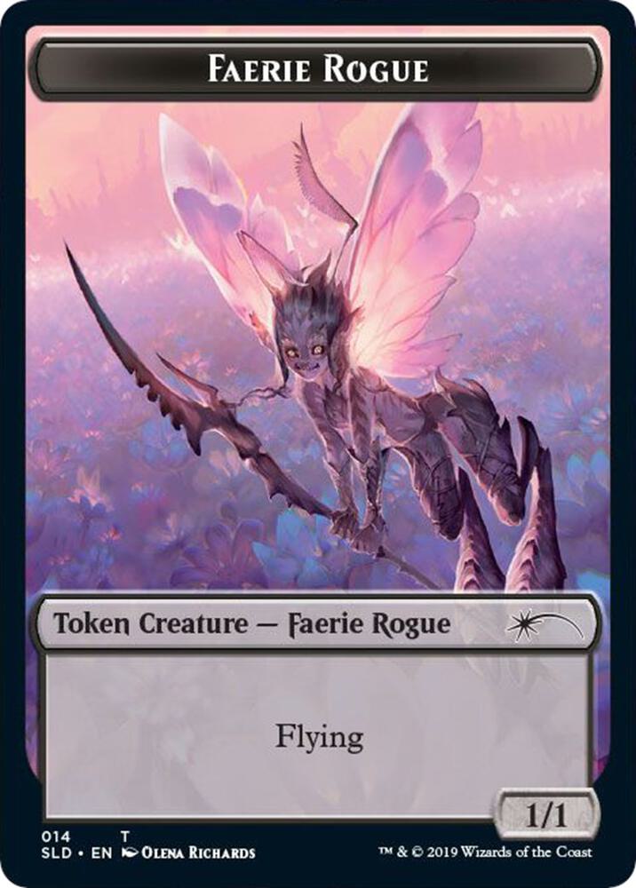 Faerie Rogue Token 14 card from Secret Lair Drop Series