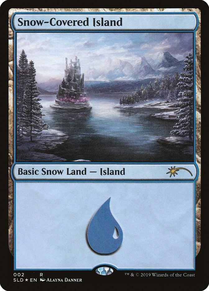 Snow-Covered Island 2 card from Secret Lair Drop Series