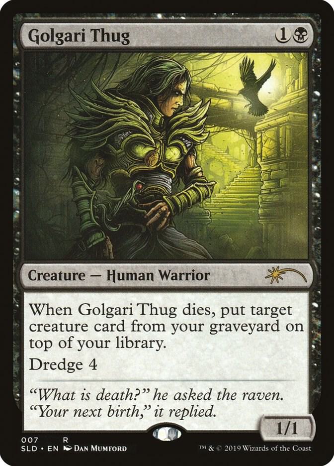Golgari Thug 7 card from Secret Lair Drop Series