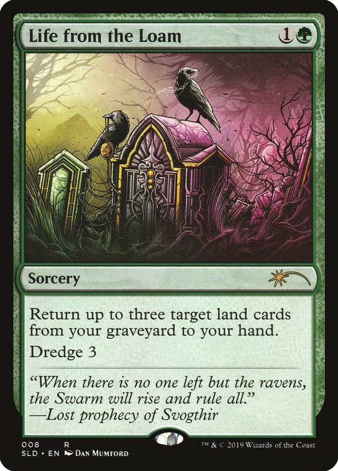 Life from the Loam 8 card from Secret Lair Drop Series