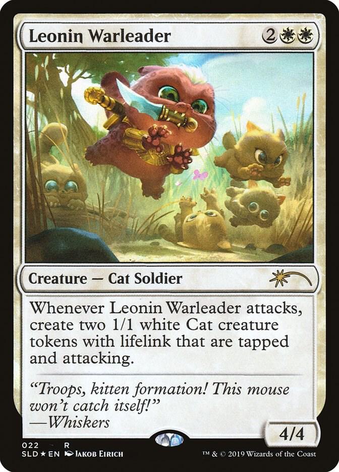 Leonin Warleader 22 card from Secret Lair Drop Series