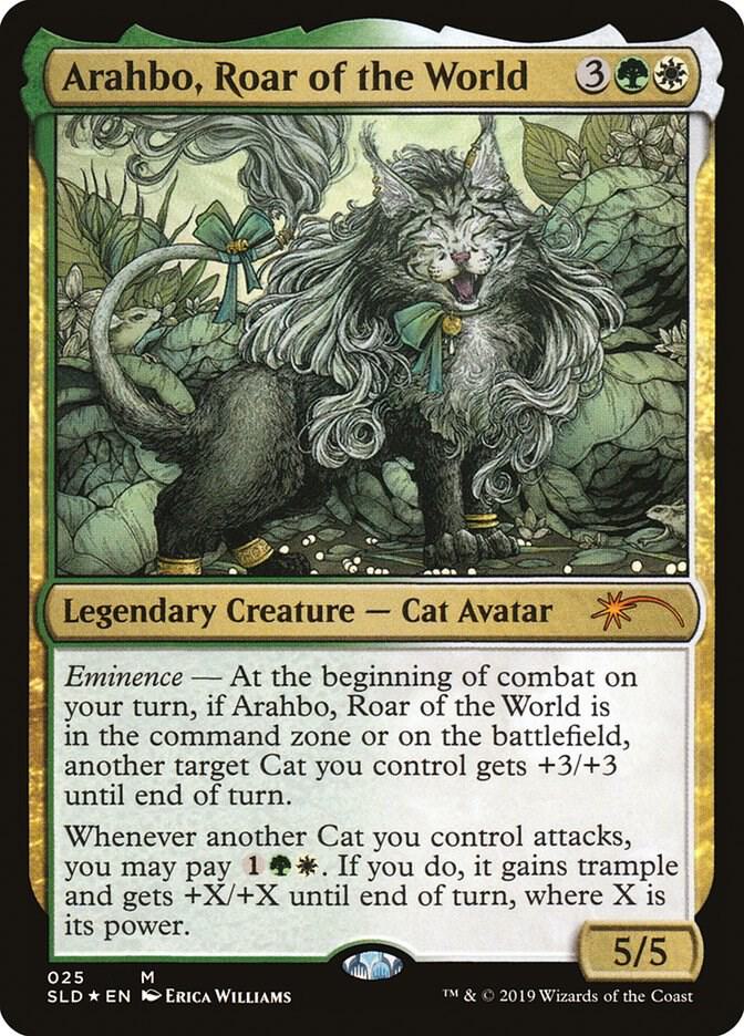 Arahbo, Roar of the World 25 card from Secret Lair Drop Series