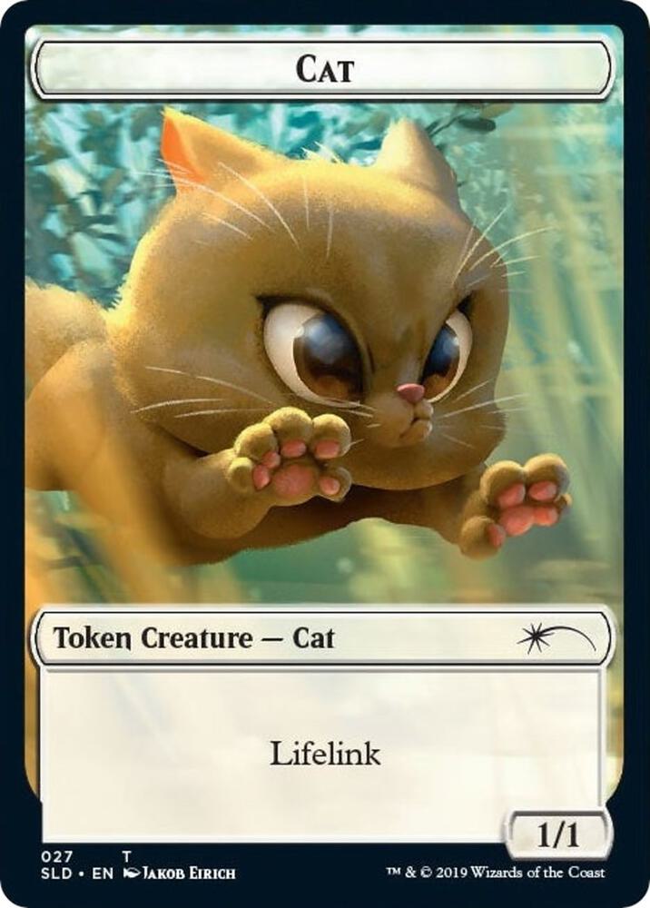 Cat (027) // Cat Double-sided Token 27 // 28 card from Secret Lair Drop Series