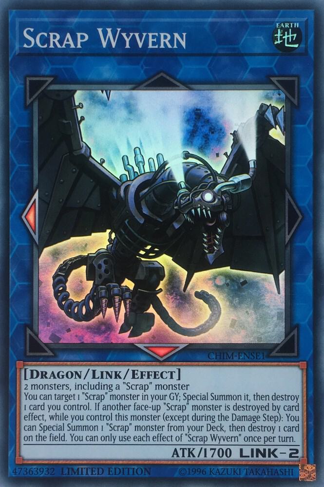 Scrap Wyvern CHIM-ENSE1 card from Chaos Impact