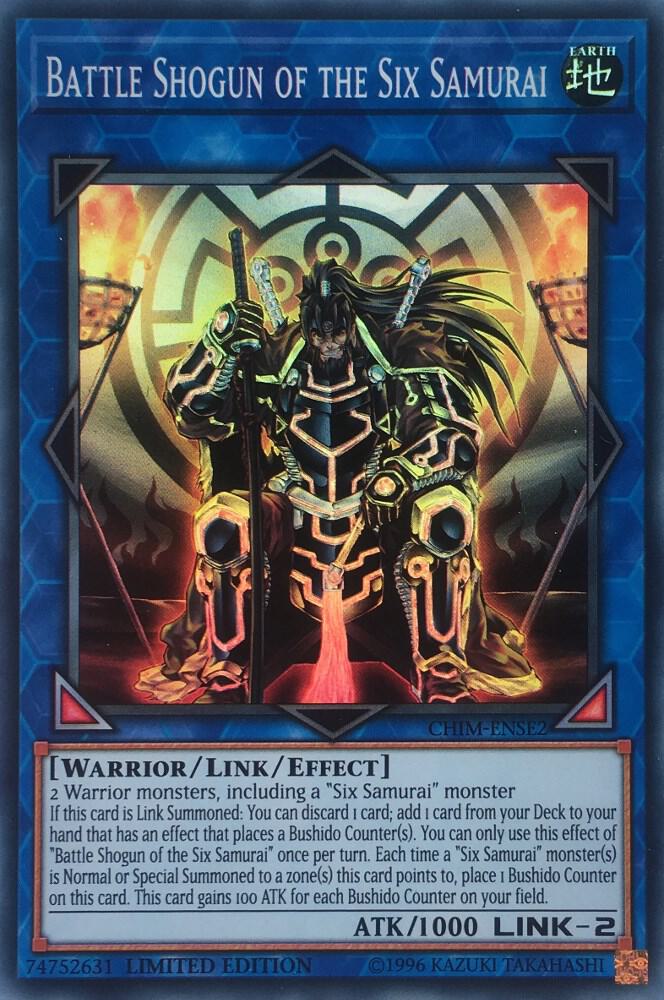 Battle Shogun of the Six Samurai CHIM-ENSE2 card from Chaos Impact