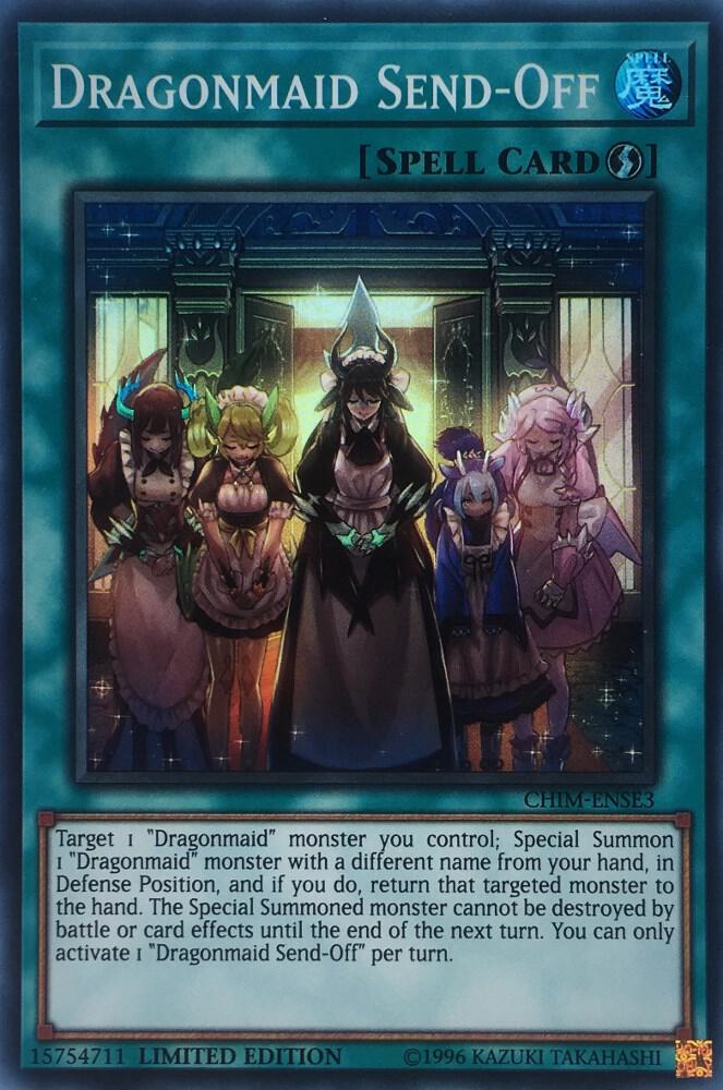 Dragonmaid Send-Off CHIM-ENSE3 card from Chaos Impact