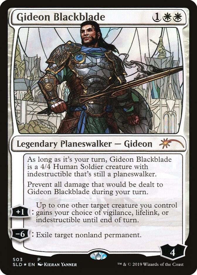 Gideon Blackblade (Stained Glass) 503 card from Secret Lair Drop Series