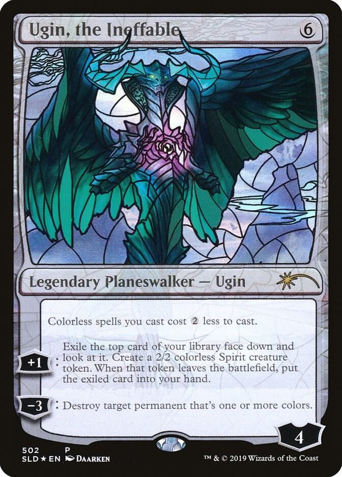 Ugin, the Ineffable (Stained Glass) 502 card from Secret Lair Drop Series
