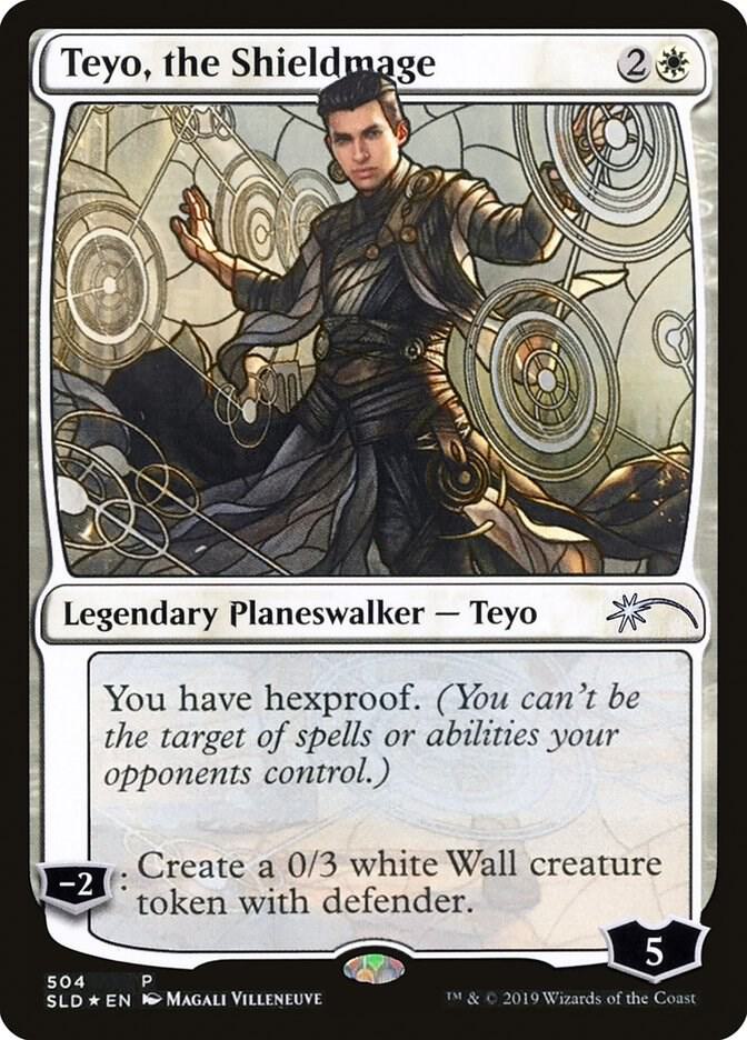 Teyo, the Shieldmage (Stained Glass) 504 card from Secret Lair Drop Series