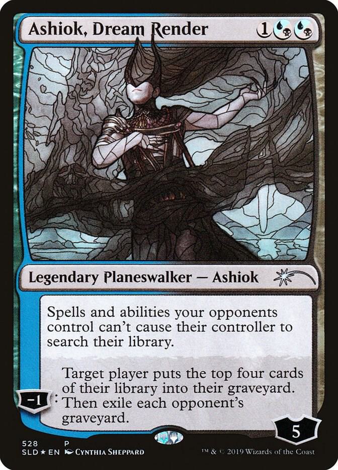 Ashiok, Dream Render (Stained Glass) 528 card from Secret Lair Drop Series