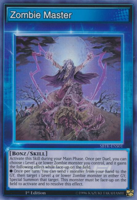 Zombie Master (Skill Card) SBTK-ENS01 card from Speed Duel: Trials of the Kingdom