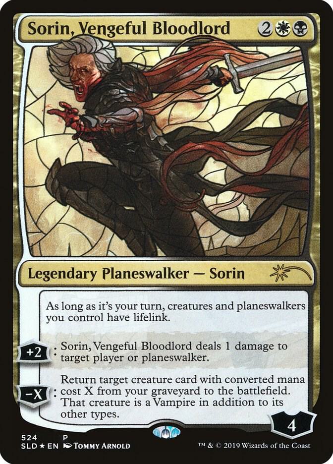 Sorin, Vengeful Bloodlord (Stained Glass) 524 card from Secret Lair Drop Series