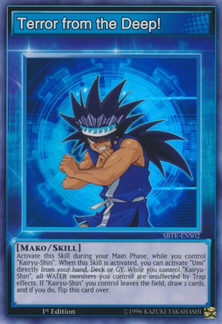 Terror from the Deep! SBTK-ENS02 card from Speed Duel: Trials of the Kingdom