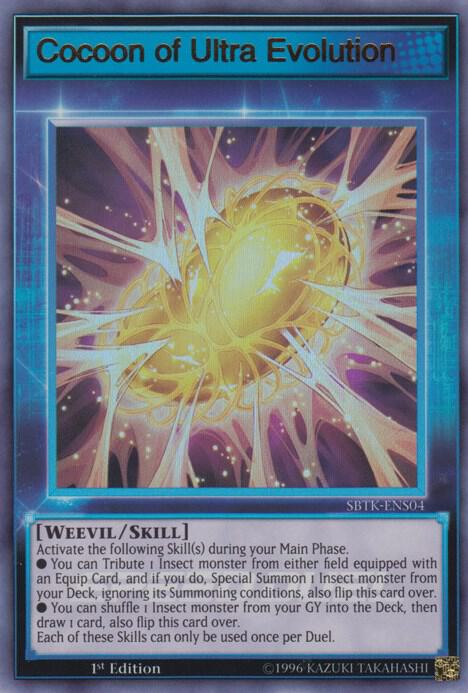 Cocoon of Ultra Evolution (Skill Card) SBTK-ENS04 card from Speed Duel: Trials of the Kingdom