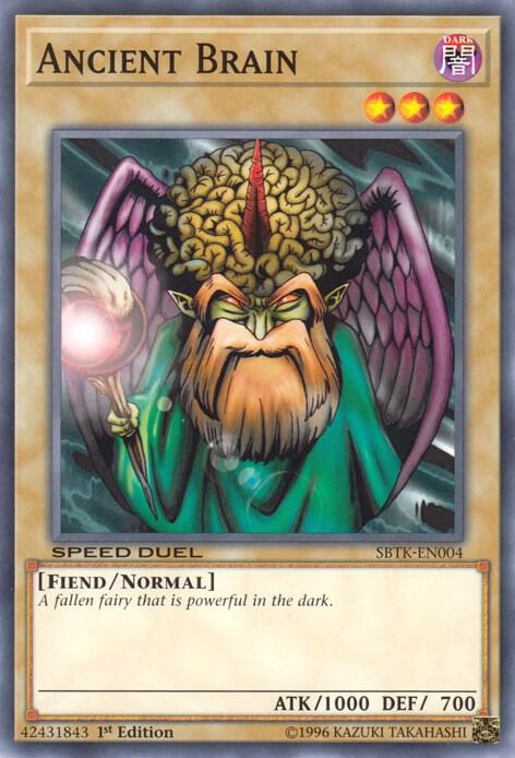 Ancient Brain SBTK-EN004 card from Speed Duel: Trials of the Kingdom