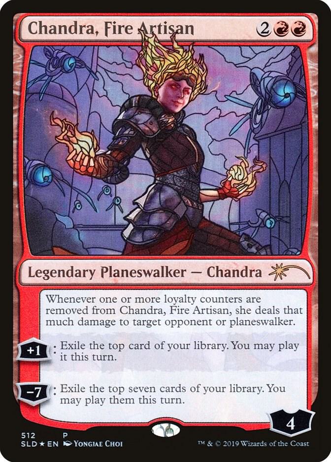 Chandra, Fire Artisan (Stained Glass) 512 card from Secret Lair Drop Series