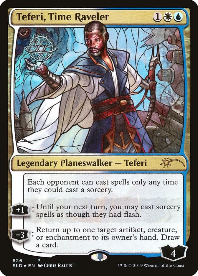 Teferi, Time Raveler (Stained Glass) 526 card from Secret Lair Drop Series