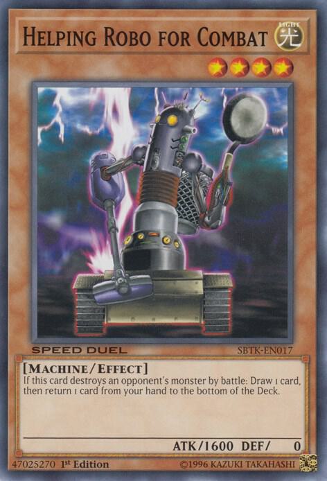 Helping Robo for Combat SBTK-EN017 card from Speed Duel: Trials of the Kingdom