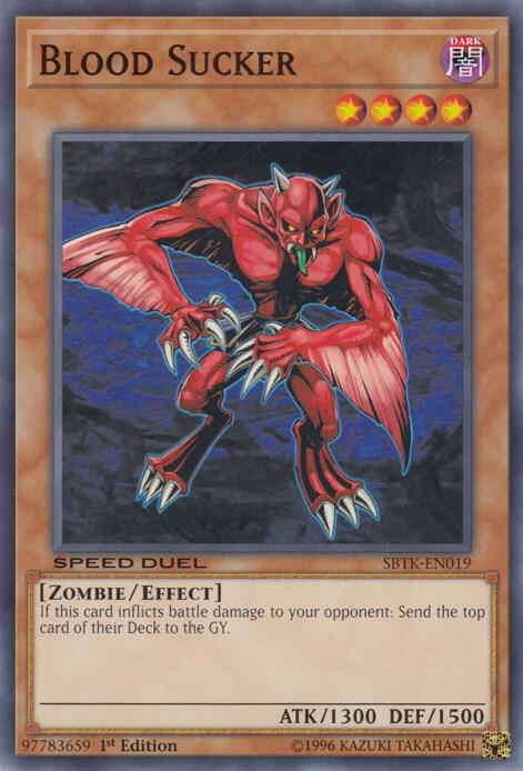 Blood Sucker SBTK-EN019 card from Speed Duel: Trials of the Kingdom