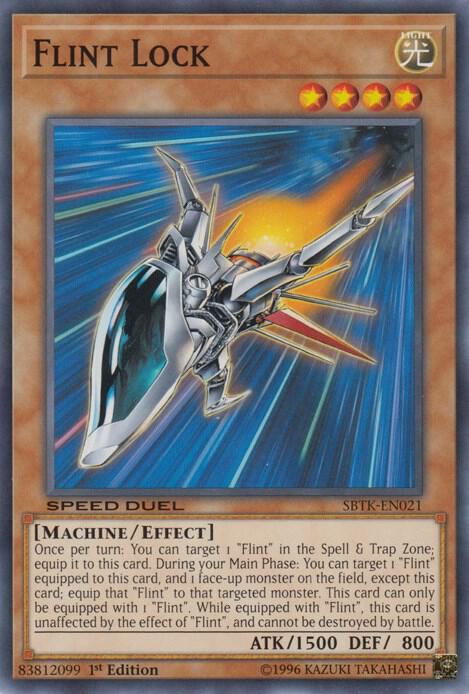 Flint Lock SBTK-EN021 card from Speed Duel: Trials of the Kingdom