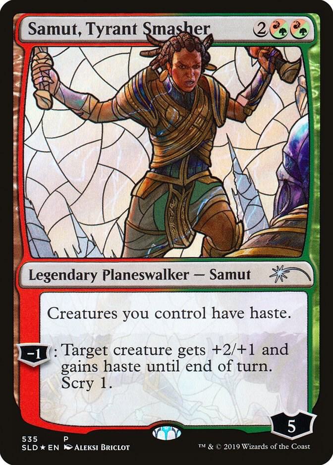 Samut, Tyrant Smasher (Stained Glass) 535 card from Secret Lair Drop Series